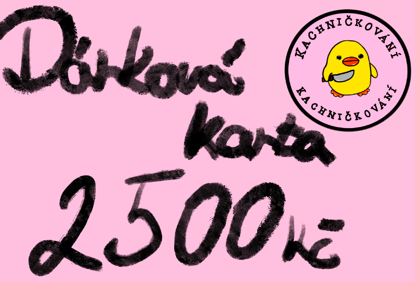 DÁRKOVÁ KARTA 2500Kč